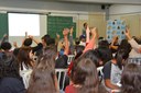 Alunos da E. E. Sidrônia participam de Curso de Iniciação Política